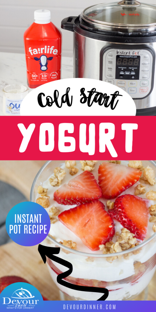 Instant Pot cold Start Yogurt