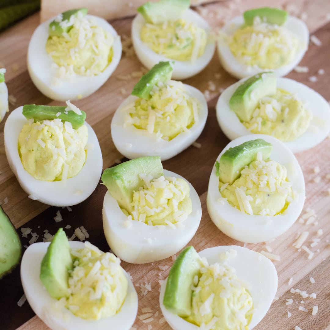 avocado deviled eggs
