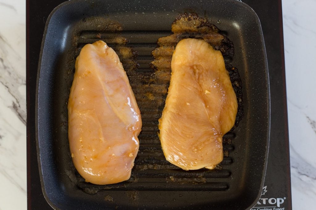 Huli Huli Chicken in frying pan