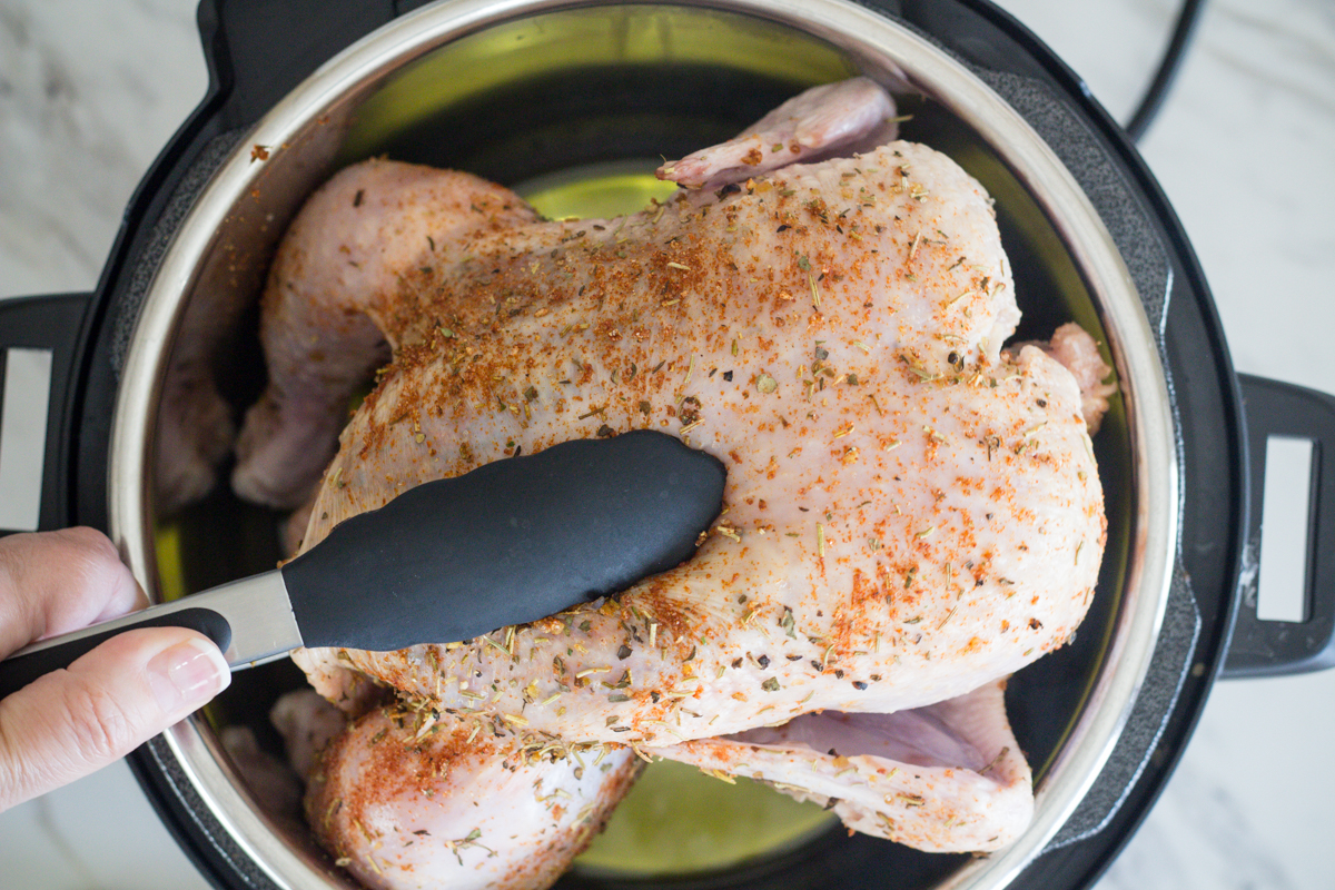 Chicken in Instant Pot to Brown