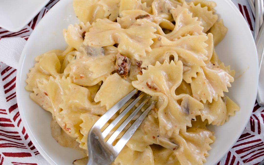 Light and Creamy Bowtie Pasta a DCL Favorite