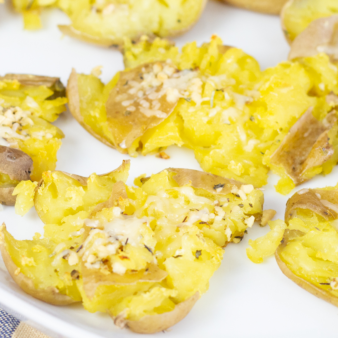 Garlic Smashed Potatoes