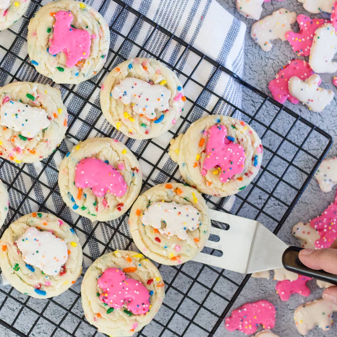 Circus Animal Sugar Cookies