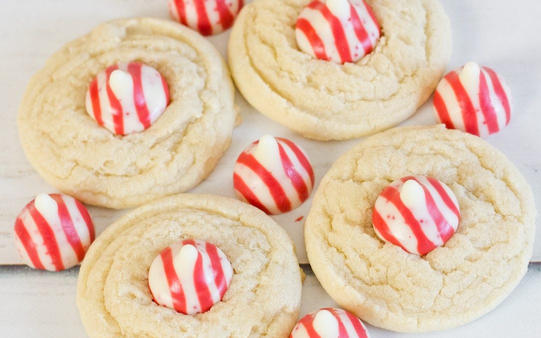 Holiday Fun Peppermint Kiss Cookies