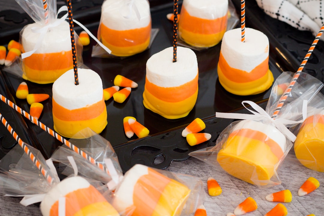 Halloween Fun just got better with these Marshmallow Pops!