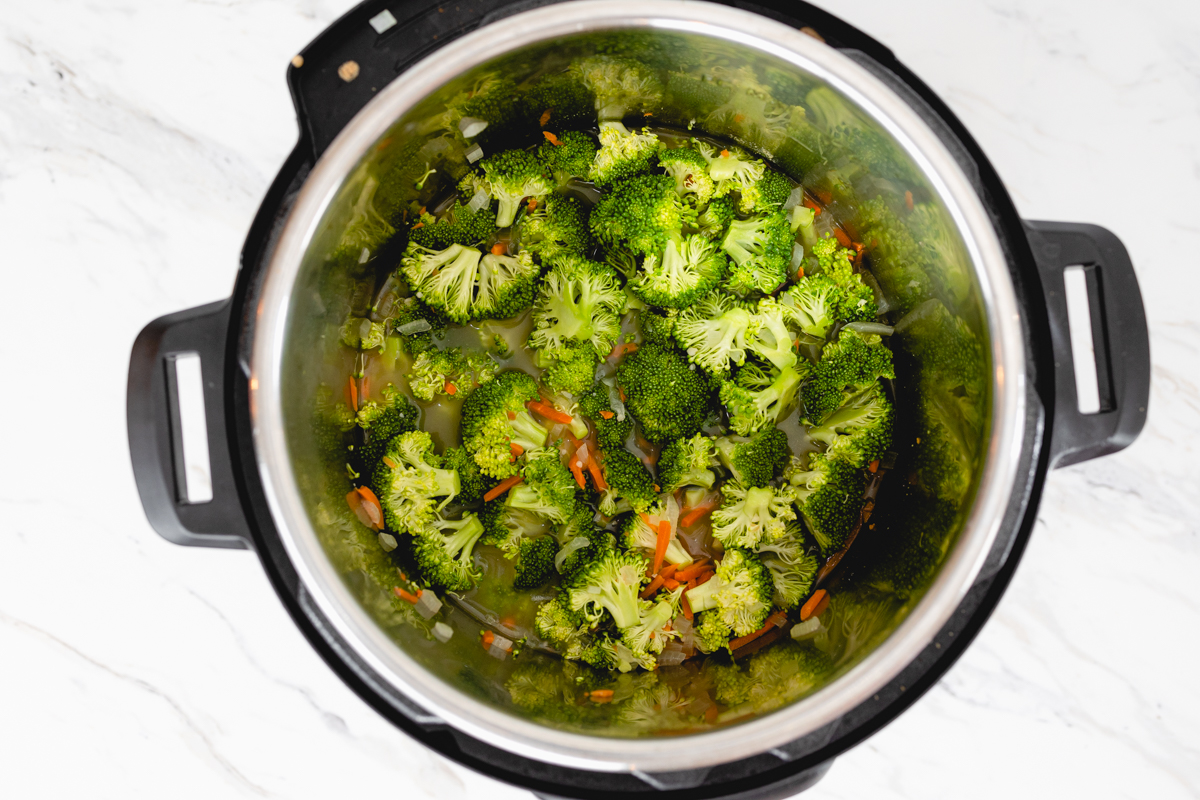 Broccoli in Instant Pot for Soup