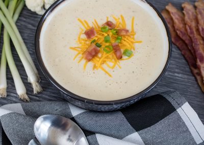 Easy to make Instant Pot Cauliflower Cheddar Soup