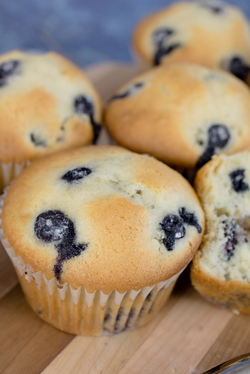 Quick and Easy Fresh Blueberry Muffins - Devour Dinner