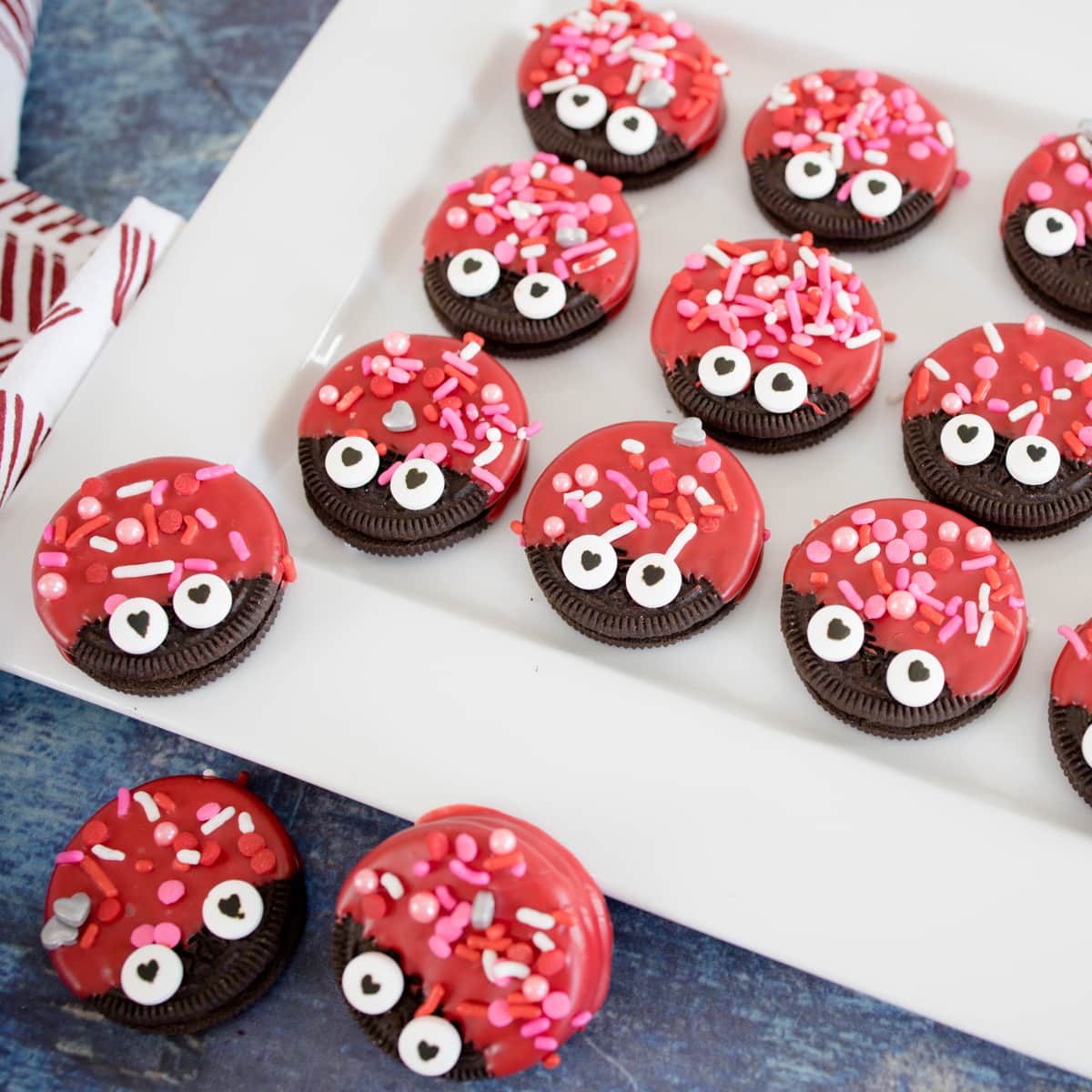 Love Bug Oreo Cookies