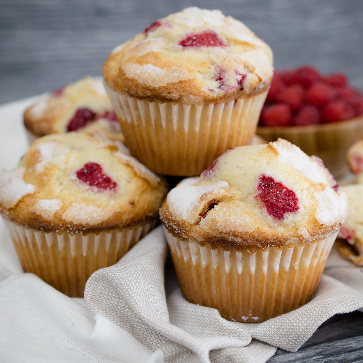 Raspberry Muffins