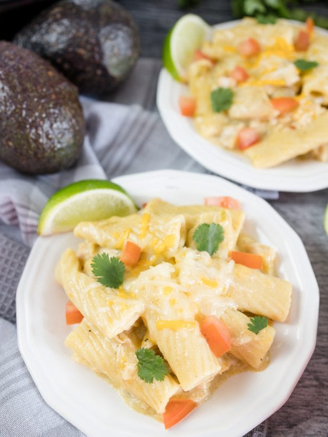 Green Chicken Enchilada Casserole Web Story