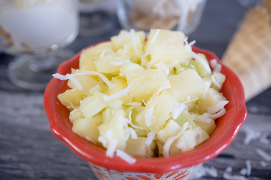 Pineapple and Apple Dessert Salsa