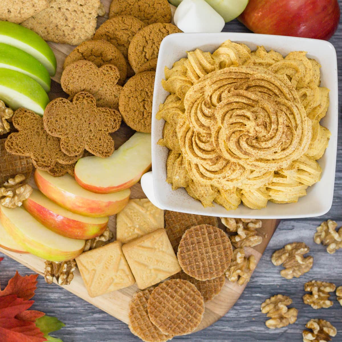 Pumpkin Fluff Charcuterie Board
