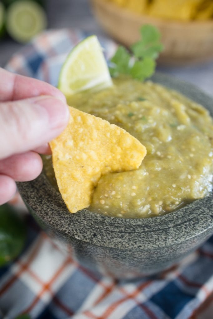 Salsa Verde with Chip