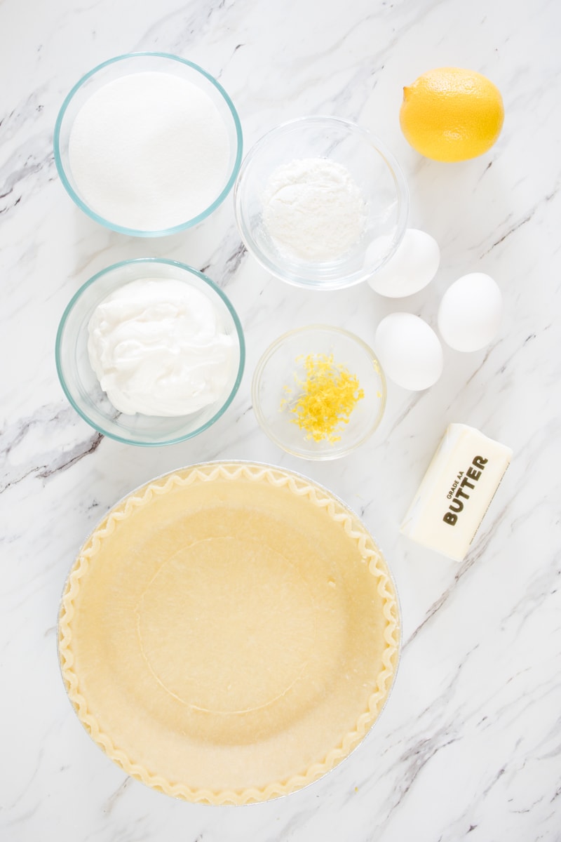 Lemon Sour Cream Pie Recipe