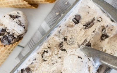 How to make Cookies and Cream Ice Cream #SummerDessertWeek