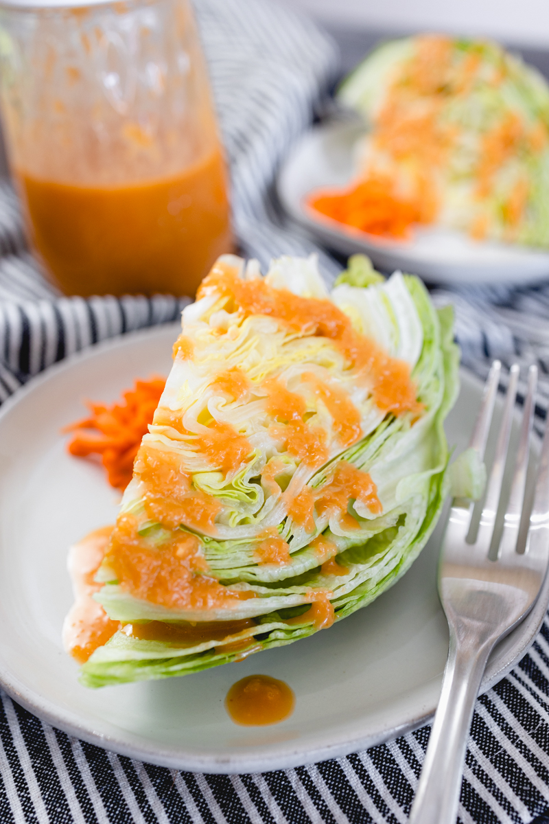 Wedge Salad with Ginger Dressing