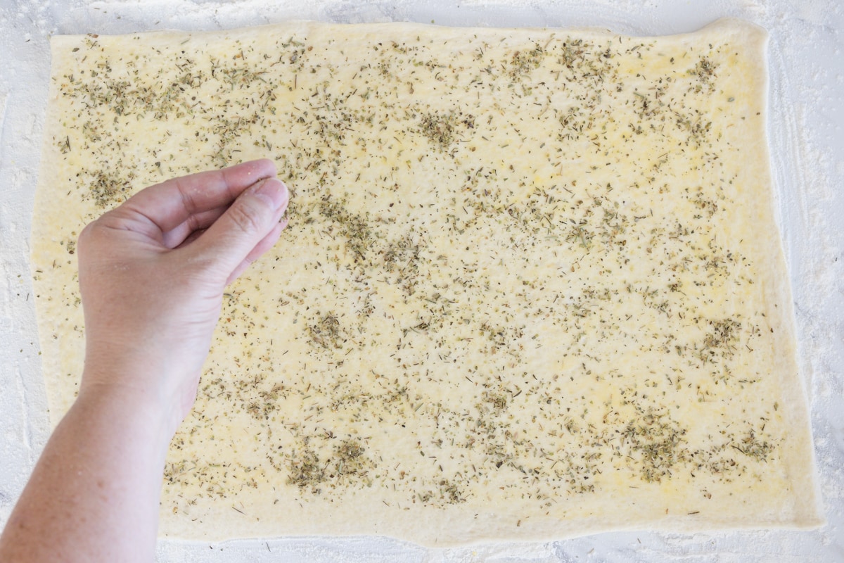 Pizza Dough with Seasonings
