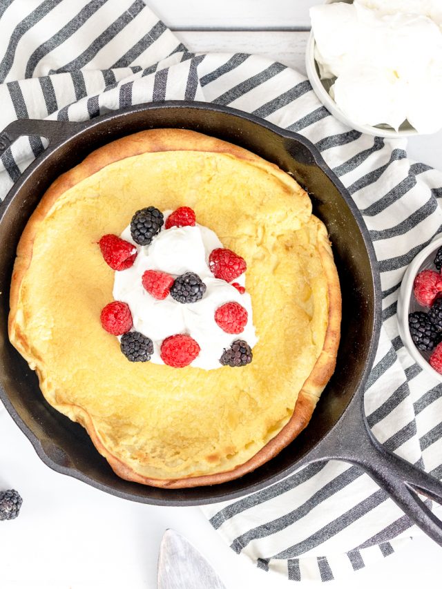 How to make German Pancakes Web Story