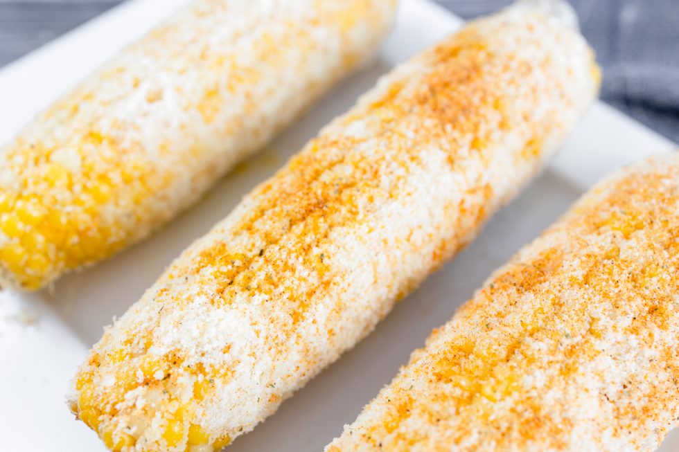 Air Fryer Corn on the Cob - Devour Dinner | Side Dish Recipe Trader Joe's Corn And Cheese Arepas Air Fryer