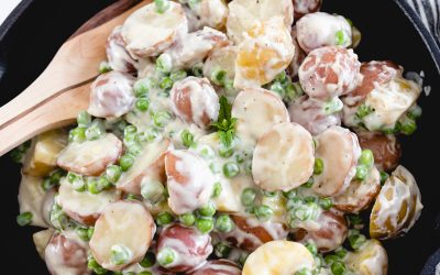 Instant Pot Creamed Peas and Potatoes