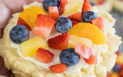 Soft and Delicious Fruit Pizza Sugar Cookies