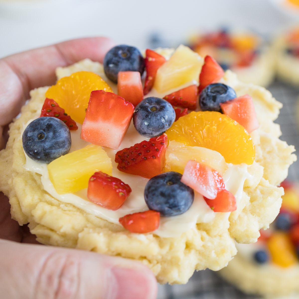 Fruit Pizza Cookies