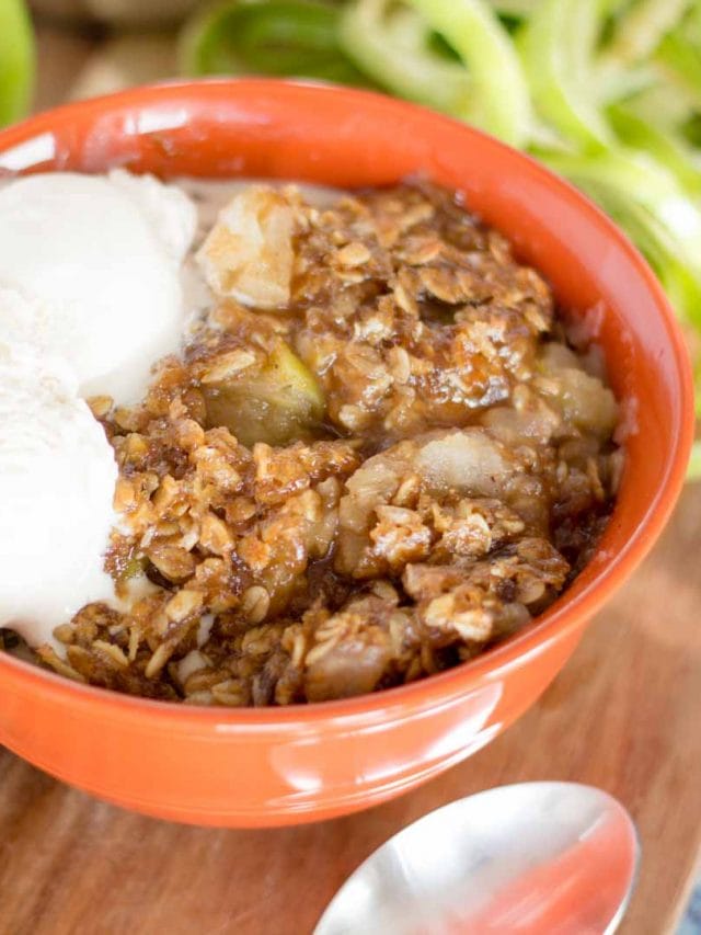 Easy Instant Pot Apple Crisp Story