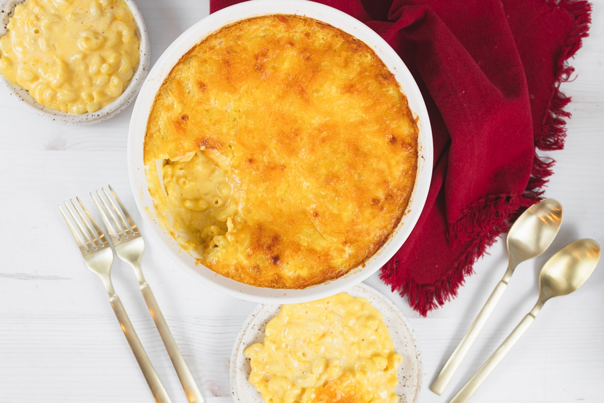 Macaroni Pie a baked mac and cheese recipe