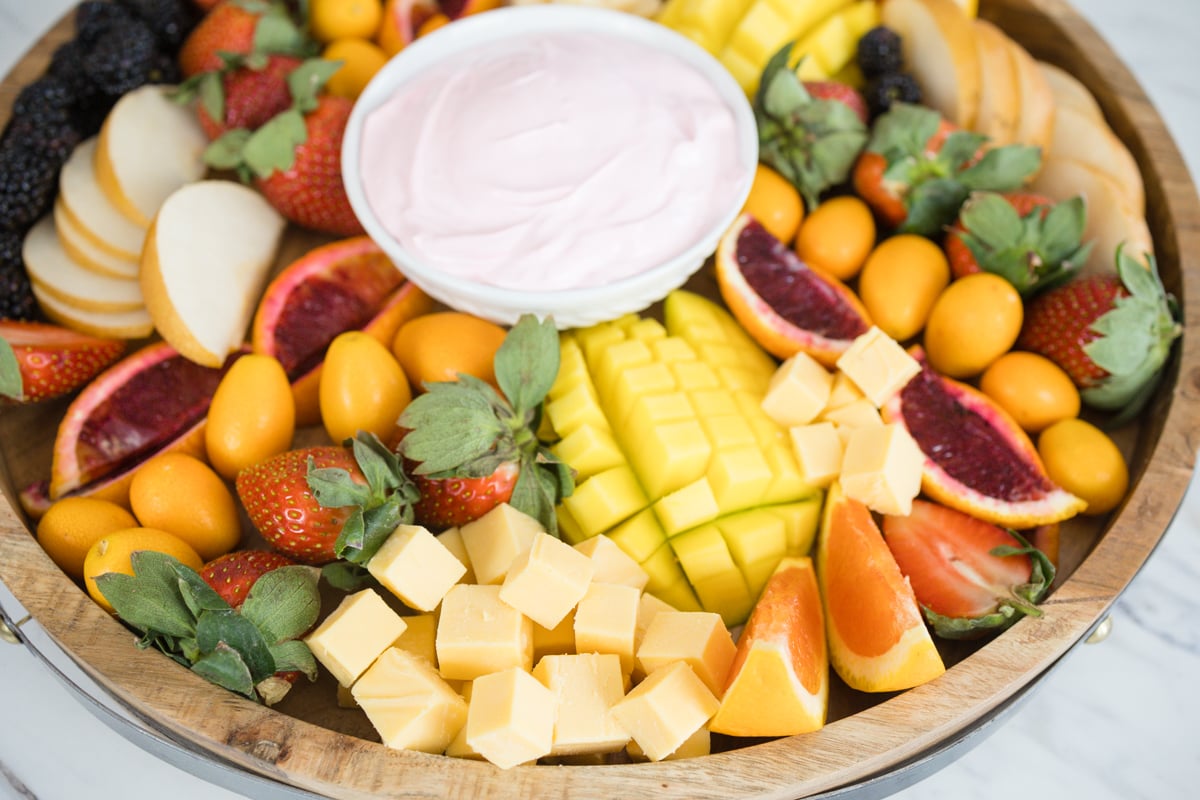 Fruit and Cheese Charcuterie Board
