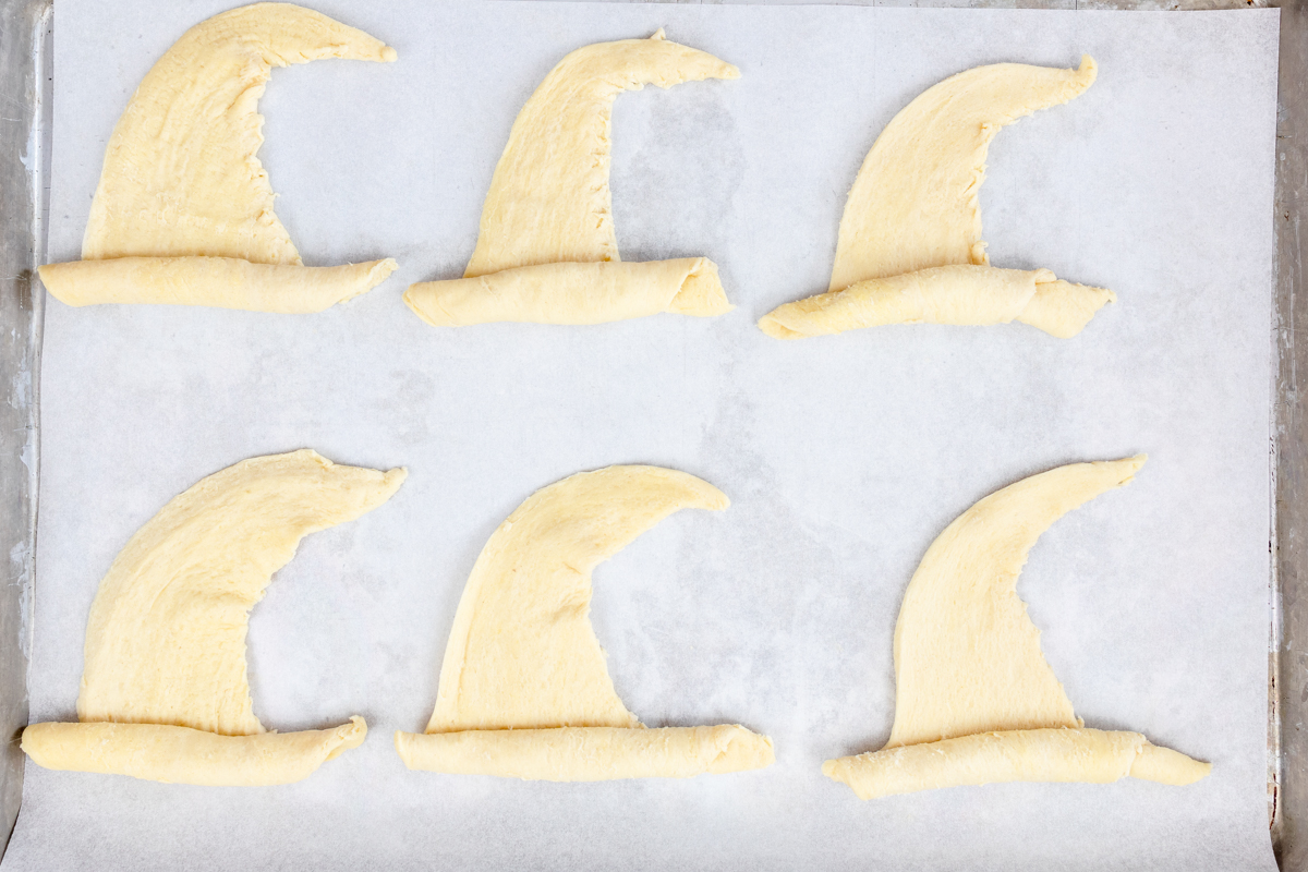 Witches Hat Crescent Rolls