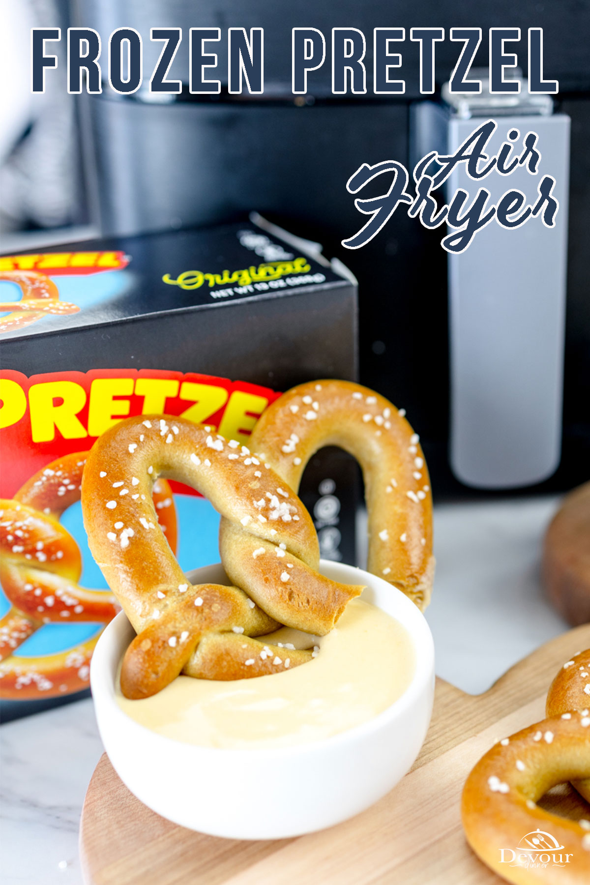 This Easy Frozen Pretzel in Air Fryer recipe is perfect for after-school snacks, game nights, or even as an enticing appetizer with your favorite dip! This air fryer recipe is the quickest and easiest way to get the perfect pretzel experience!