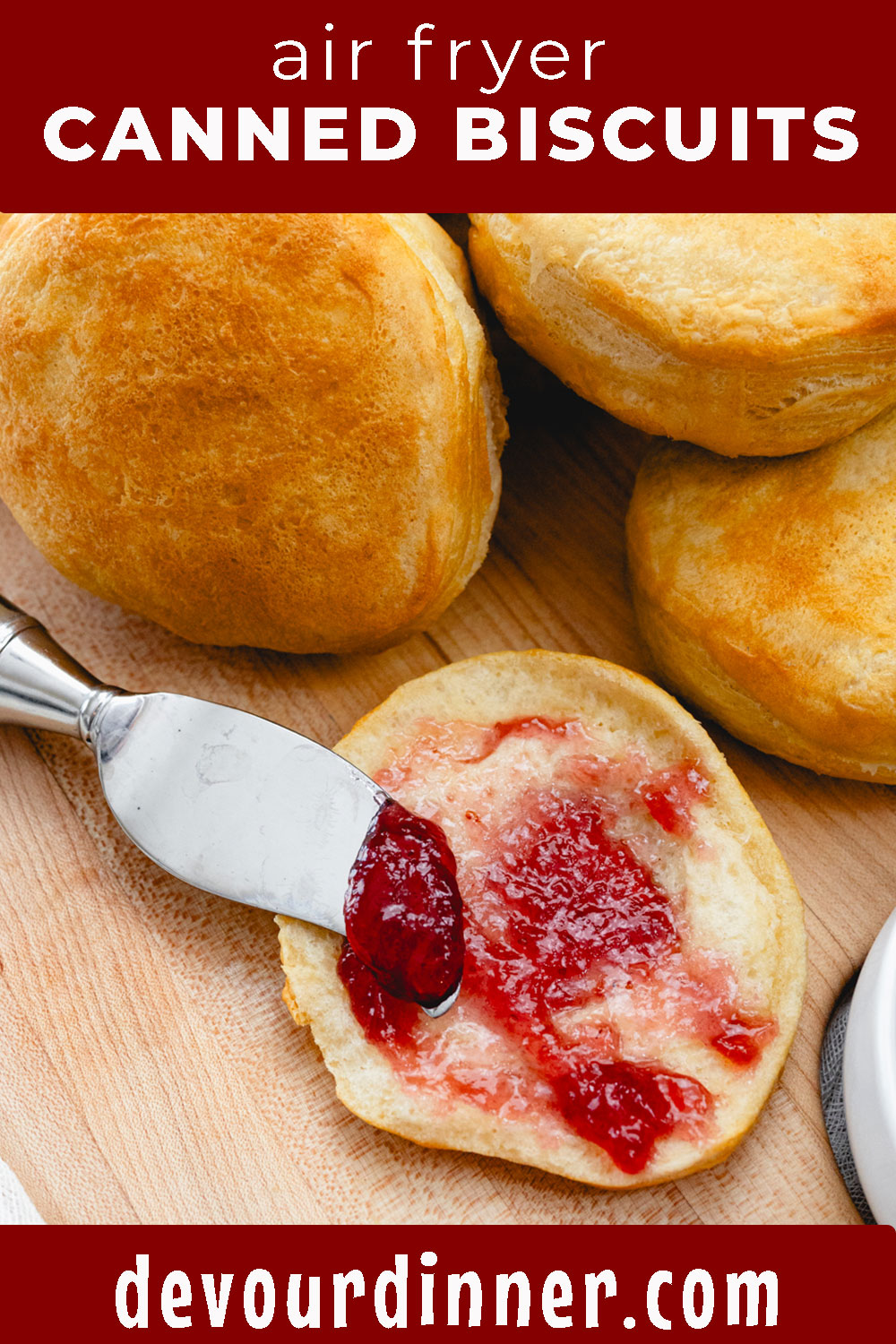 The Air Fryer method is the best way to cook Pillsbury Grand Canned Biscuits as it guarantees perfect biscuits for any occasion, from an easy breakfast on the weekend to speedy weeknight dinners.