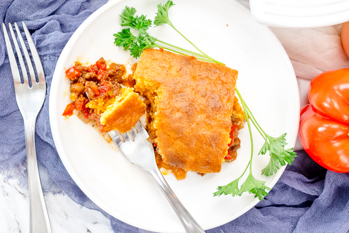 Sloppy Joes Cornbread Casserole Recipe