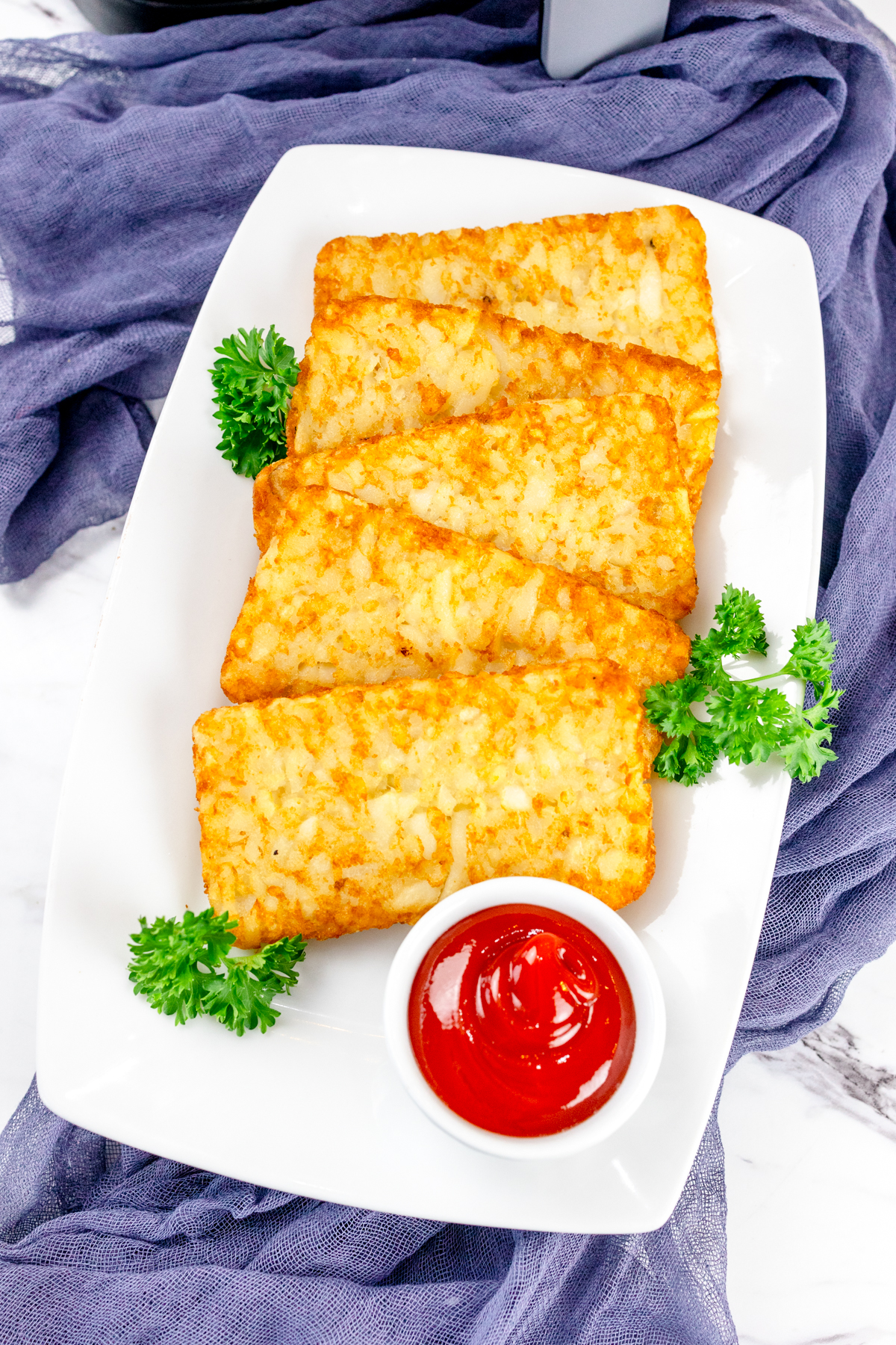 frozen hash brown patties in air fryer