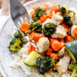 Air Fryer Chicken and Vegetables