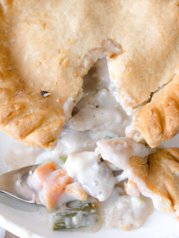 Air Fryer Frozen Pot Pie