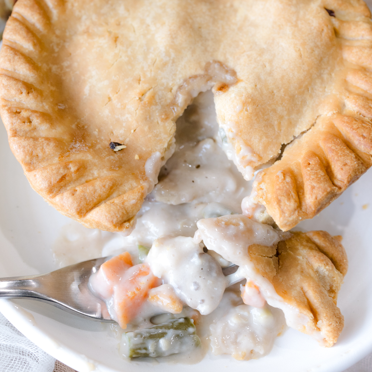 Air Fryer Frozen Pot Pie